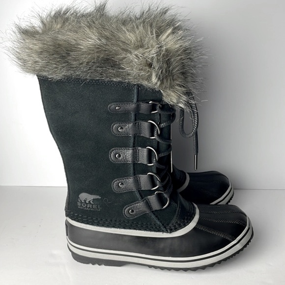 NEW Sorel Joan of Arctic Black Tall Winter Boots - Picture 3 of 7